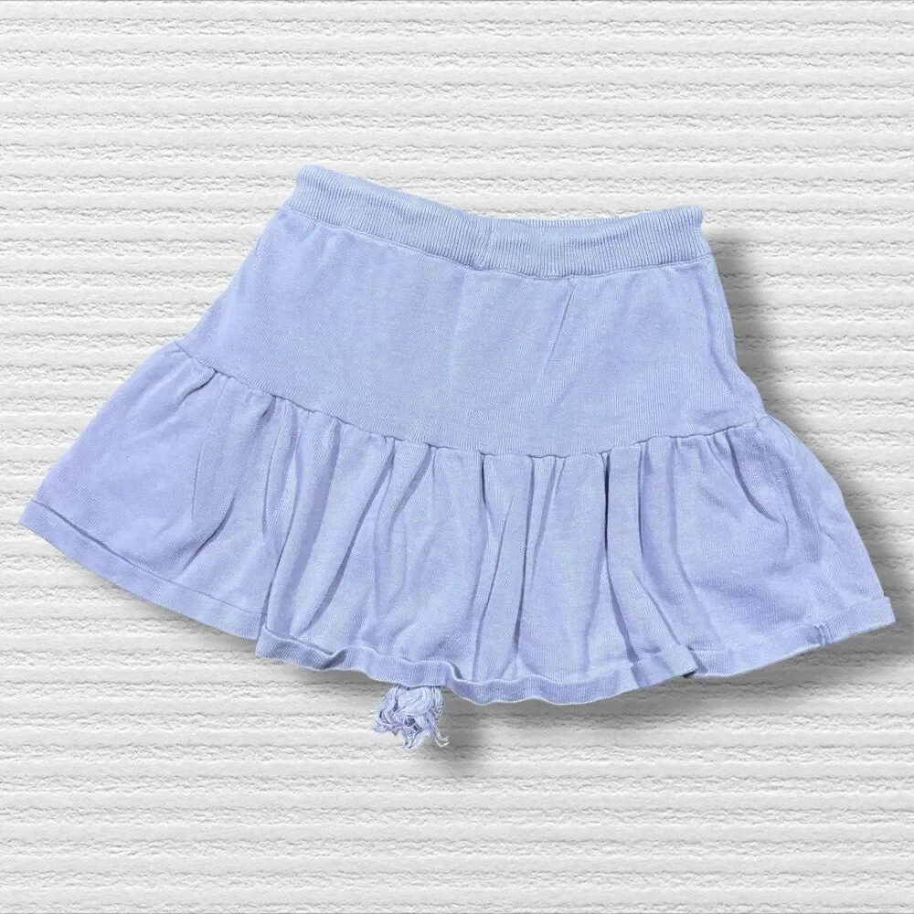 Love + Grow Lavender Knit Ruffle Skort with Built-In Shorts Size 10/12 Girls